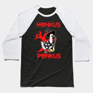 Honkus Ponkus | Honkus Ponkus Duck | Halloween Baseball T-Shirt